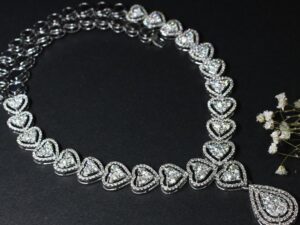 Heart Shaped Diamond Set