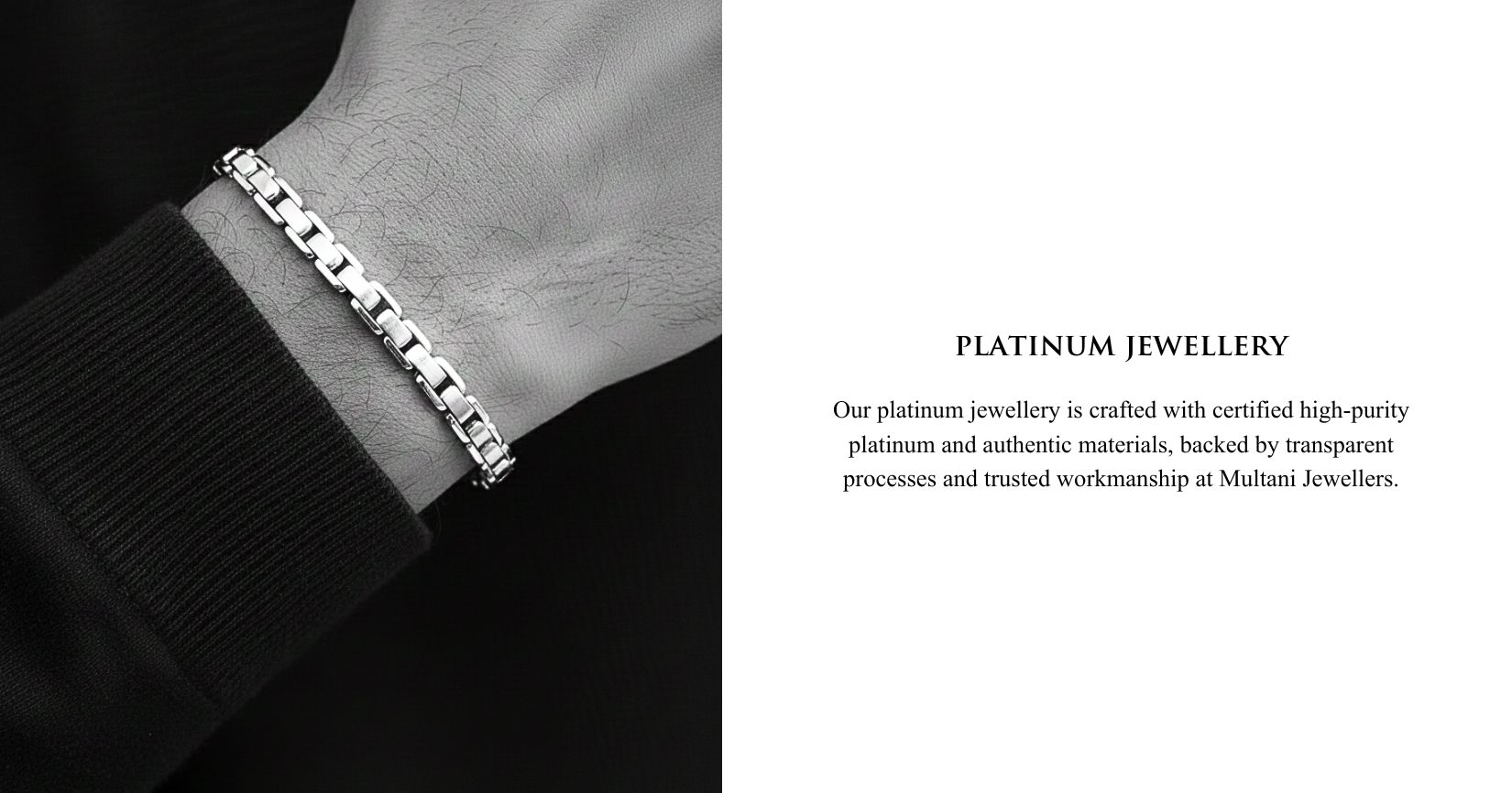 Platinum Jewellery in Delhi | Certified Platinum Designs – Multani Jewellers