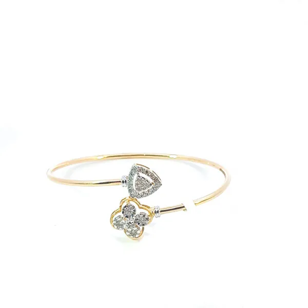 Diamond bangle 14k