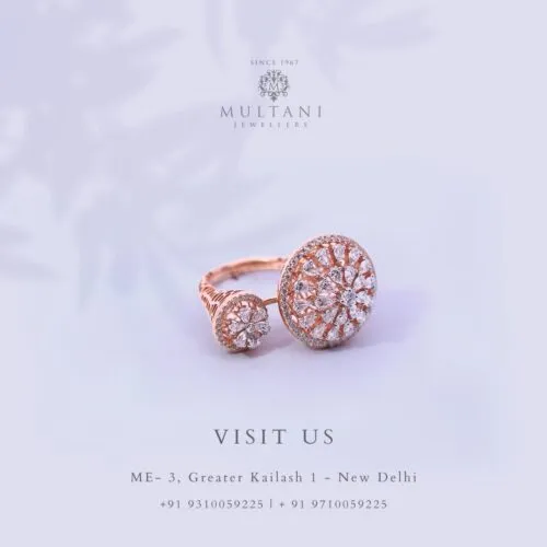 Diamond & Rose Gold Rings - Image 3