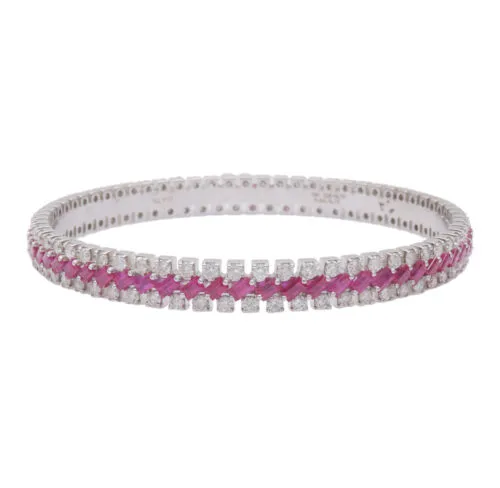 Pink Stone Bangle